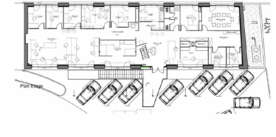 Bureau Lyon 235m² Location bureau Lyon Rhône OLBUR2530022 9
